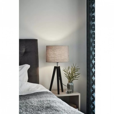 Настільна лампа MarkSlojd Sweden LUNDEN Table 1L Black/Beige 107944
