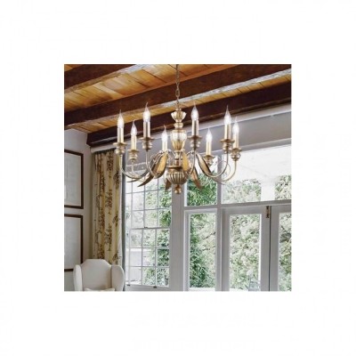 Люстра Ideal Lux FIRENZE SP5 ORO ANTICO 020822