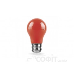 Лампа світлодіодна A50 Feron LB-375 3W E27 червона