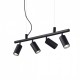 Подвесной светильник Ideal Lux DYNAMITE SP4 NERO 231341