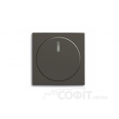 Накладка поворотного светорегулятора ABB Basic 55 черный шато, 2115-95-507