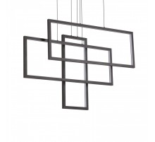 Подвесной светильник Ideal Lux FRAME SP RETTANGOLO NERO 269382