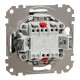 Выключатель одноклавишный перекрестный (переключатель) с подсветкой, черный, Sedna Design & Elements SDD114107L, Schneider Electric