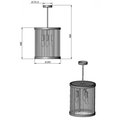 Стельовий світильник Pikart GL Tubes 23528