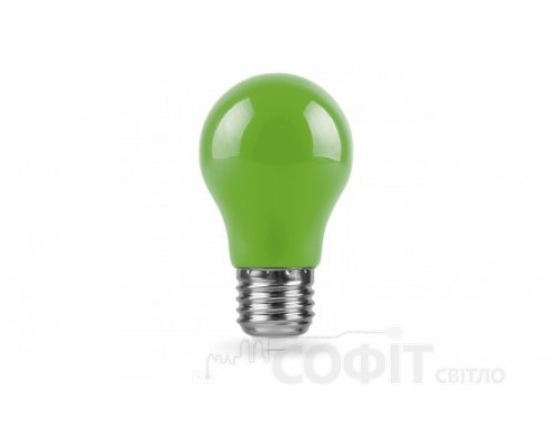 Лампа светодиодная A50 Feron LB-375 3W E27 зеленая