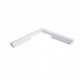 Трековый светильник AZzardo SAGA TRACK MAGNETIC CORNER A 24W MILKY120 3000K WH AZ4614