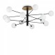 Люстра Ideal Lux COSMOPOLITAN PL12 NERO OTTONE 273709