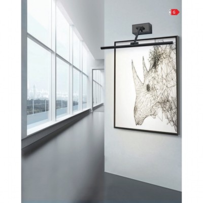 Бра AZzardo DAVINCI 90 MATT BLACK AZ4264