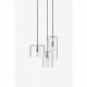 Люстра MarkSlojd Sweden ROCKFORD Pendant 3L Round Chrome/Clear 105099