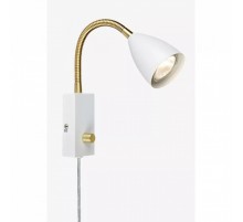 Бра - спот MarkSlojd Sweden CIRO Wall 1L Flex White/Brass 106588