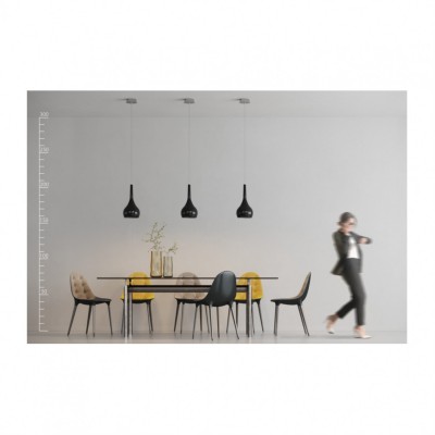 Подвесной светильник AZzardo SOUL 1 BLACK AZ0273 Подвесной светильник AZzardo SOUL 1 BLACK AZ0273