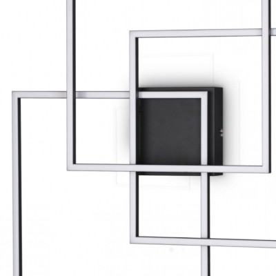 Люстра Ideal Lux FRAME PL QUADRATO NERO 270678 Люстра Ideal Lux FRAME PL QUADRATO NERO 270678