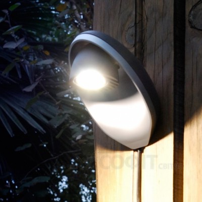 Світильник настінний вуличний Lutec 6160 gr Eggo LED світлодіодний
