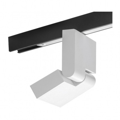 Трековий світильник AZzardo ALDO TRACK MAGNETIC 12W MILKY120 3000K WH AZ4626