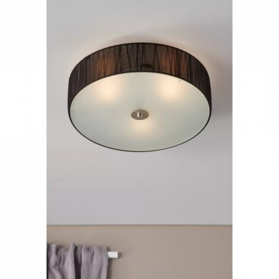 Стельовий світильник MarkSlojd Sweden BYSKE Plafond 3L Black/Frosted 104884