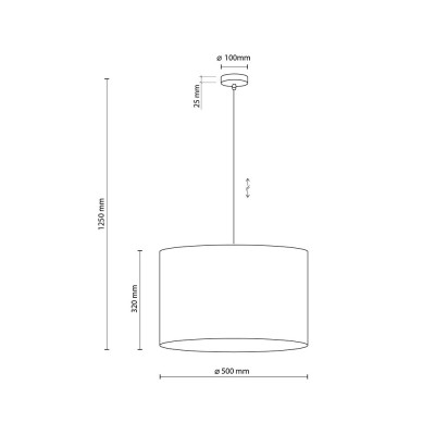 Люстра подвесная TK Lighting JUTA, 6582