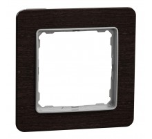 Рамка 1-постова, венге, Sedna Elements SDD381801, Schneider Electric