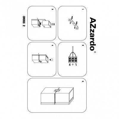 Бра AZzardo CROSS II AZ0085