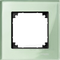 Рамка 1-пост, смарагд, Schneider Electric M-Elegance Скло, MTN404104
