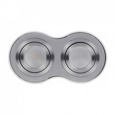 Точковий світильник AZzardo BROSS 2 WHITEALUMINIUM AZ0784