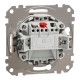 Одноклавішний кнопковий вимикач, без фіксації, бежевий, Sedna Design & Elements SDD112111, Schneider Electric