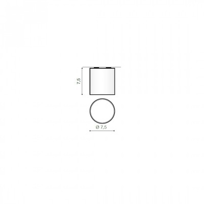 Точечный светильник AZzardo MATEO S WHITE AZ1455