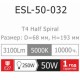 Лампа ESL-50-032 T4 50W E27 5000К LightOffer энергосберегающая
