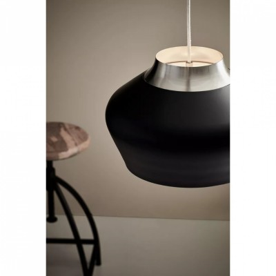 Подвесной светильник MarkSlojd Sweden KOM Pendant 31cm Black/Steel 107378