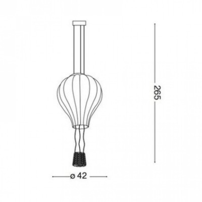 Подвесной светильник Ideal Lux Dream big sp1 d42 261195