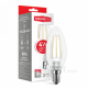 Лампа світлодіодна C37 Maxus філамент LED-537 4W 3000K 220V E14
