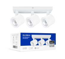 Світовий світильник GLOBAL GSL-02S 3x4W 4100K білий (3-GSL-21241-SW)