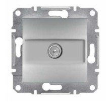 Розетка ТВ оконечная (1Дб) алюминий Asfora EPH3200161 Schneider Electric