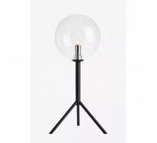 Настільна лампа MarkSlojd Sweden ANDREW Table 1L Black/Clear 107749