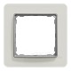 Рамка 1-постова, біле скло, Sedna Elements SDD360801, Schneider Electric
