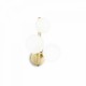 Бра Ideal Lux PERLAGE AP3 OTTONE SATINATO 283784