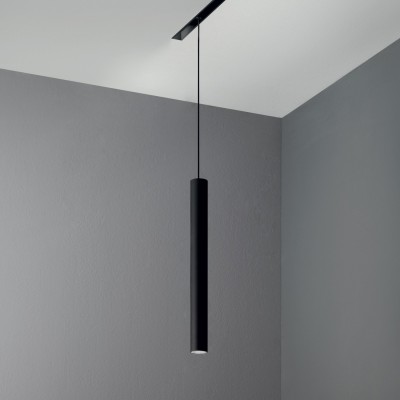 Трековый светильник Ideal Lux EGO PENDANT TUBE 12W 3000K BK 257747 Трековый светильник Ideal Lux EGO PENDANT TUBE 12W 3000K BK 257747