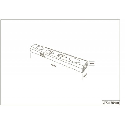 Мебельный светильник Trio 273170401 Trio Aragon