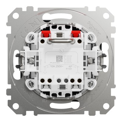 Кнопочный выключатель для жалюзи, без фиксации, черный, Sedna Design & Elements SDD114114, Schneider Electric
