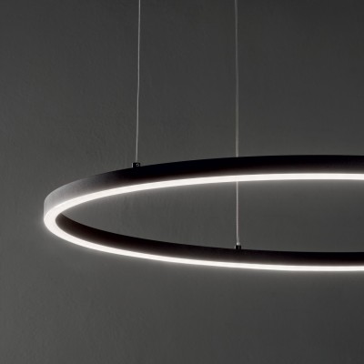 Люстра Ideal Lux ORACLE SLIM D70 NERO 229515