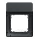 Рамка 1-постова з підставкою для мобільного телефону, чорний, Sedna Design SDD314809, Schneider Electric