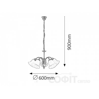 Люстра подвесная Rabalux 7375 Francesca