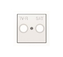 Накладка для телевизионных розеток TV-R+SAT ABB Sky белый, 8550.1 BL