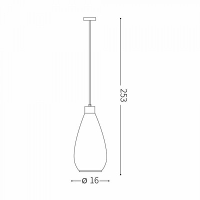 Подвесной светильник Ideal Lux BERGEN-2 SP1 238838