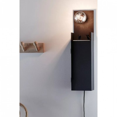 Бра MarkSlojd Sweden COMBO Wall 1L Sandy Black 106850