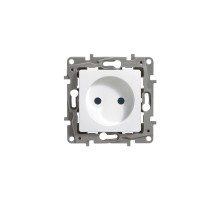 Розетка без заземления, белый, Legrand Etika 672220