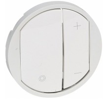 Лицьова панель світлорегулятора, білий, Legrand Celiane 065083