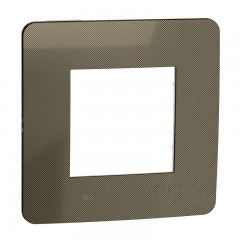 Рамка 1-постовая, бронза/белый, Unica New Studio Metal, NU280250 Schneider Electric
