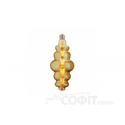 Лампа светодиодная декоративная Horoz "ORIGAMI" 8W 2200K 220V E27 Filament Amber
