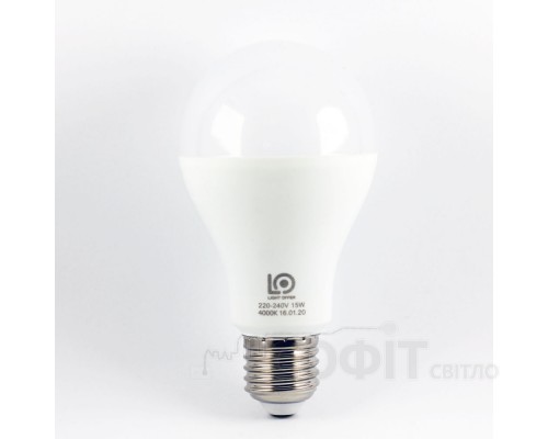 Світлодіодна лампа A65 LightOffer LED-15-022 15W 4000K 220V E27
