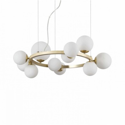 Люстра Ideal Lux PERLAGE SP11 OTTONE SATINATO 283807 Люстра Ideal Lux PERLAGE SP11 OTTONE SATINATO 283807